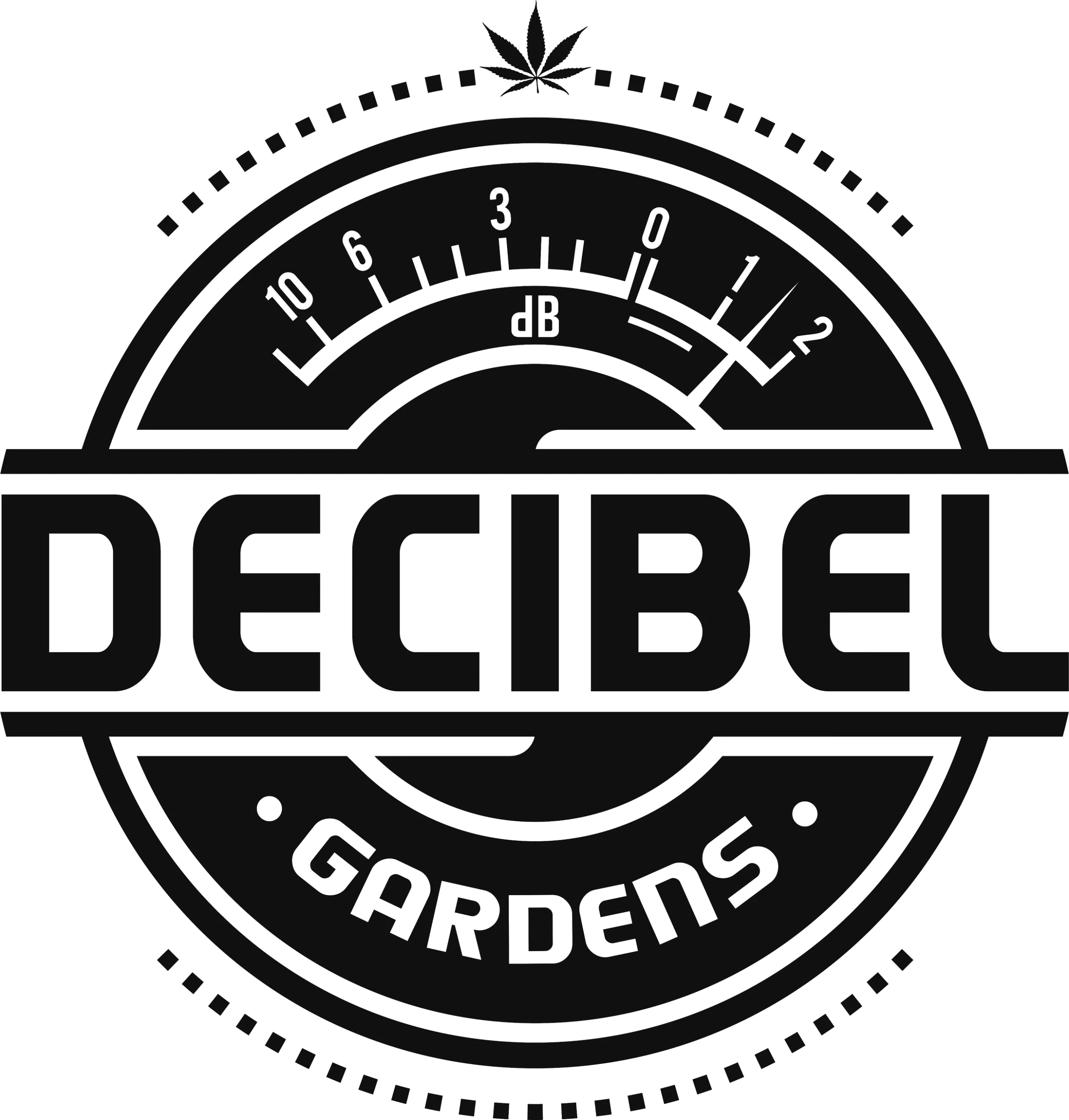 Decibel Gardens Cannabis Brand Logo